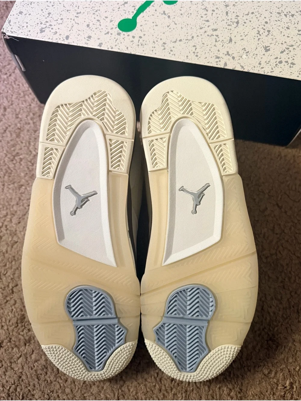Air Jordan 4 RM- Size 9.5m - Neutral Cream Color